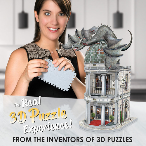 Puzzle 3d Webbit3d Harry Potter Gringotts Bank, 300 Piezas