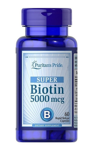 Biotina 5000 Mcg 60 Capsulas 