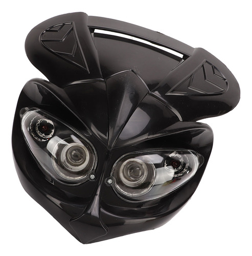 Carenado Frontal Para Motocicleta, 12 V, Doble Faro, Luz Alt