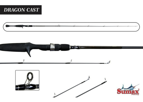 Caña Sumax Dragon Cast 5´6  1.68 Mts 6-12 Lbs Baitcasting