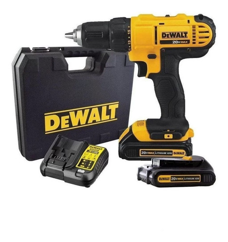 Parafusadeira Furadeira + Kit 100 Peças - Dcd776s2a Dewalt