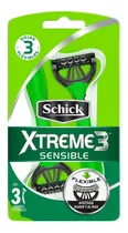 Comprar Rastrillos Desechables Schick Xtreme3 piel sensible con 3 máquinas