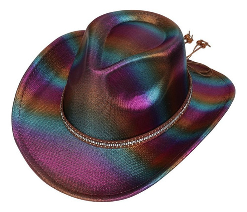 Gorra De Vaquero Space Cow Boy Para Mujer, Color Neón, Brill