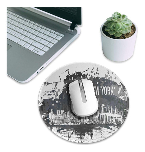 Almohadilla De Mouse New York Pads Para Escritorio Con Una C
