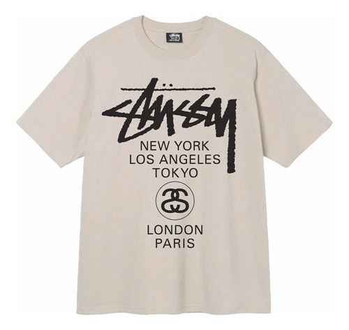 Playera Stussy World Tour Original Y Nueva