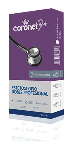Estetoscopio Doble Profesional Adulto Coronet