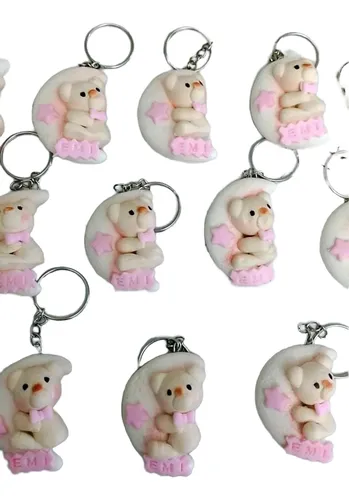comprar Llavero Souvenirs Osito En Porcelana Fría 30 Uni