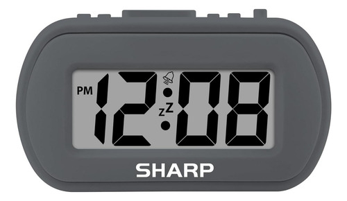 Reloj Despertador Digital Sharp Spc483 - Negro Carbón