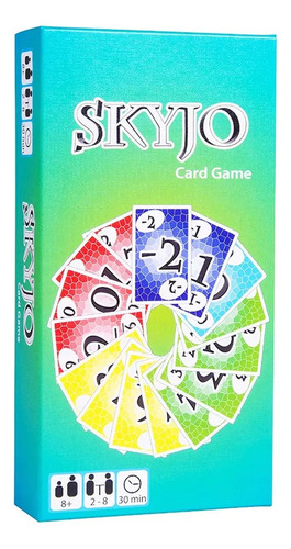 Juego De Digital Cartas De Mesa Skyjo En Inglés Multijugador