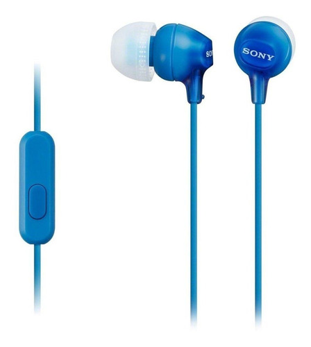 Imagen 1 de 2 de Audífonos in-ear Sony MDR-EX14AP azul
