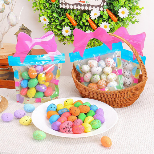 Adornos Decorativos De Huevos De Pascua, Negro Moteal