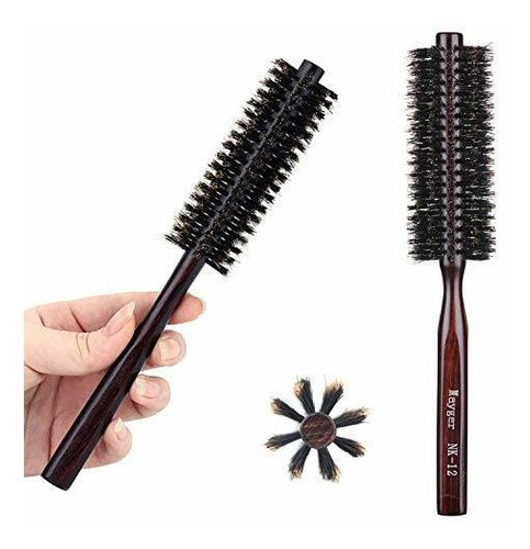 Cepillo Para Cabello - Small Round Boar Bristle Hair Brush F