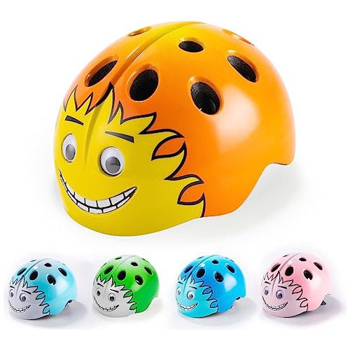 Toddler Helmet,  Toddler To Kids Bike Helmet With 2 Set...
