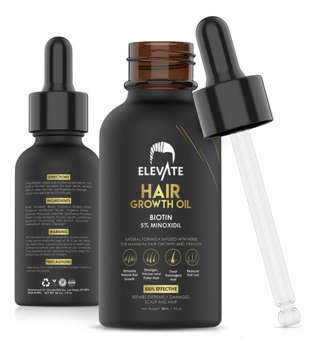Sérum De Biotina Con Aceite Para El Crecimiento Del Cabello