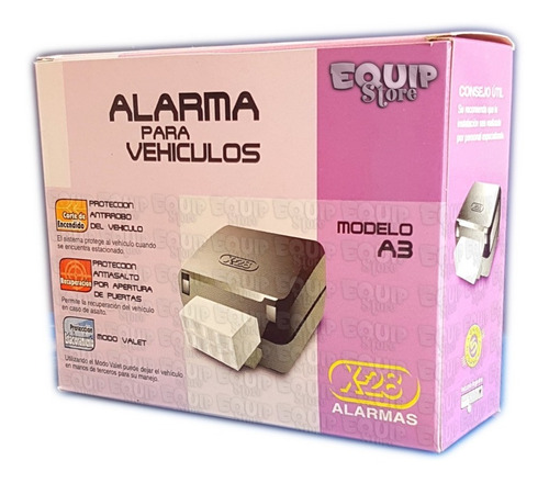 Imagen 2 de 6 de Alarma Auto Instalada X-28 A3 Corte De Motor Apertura Puerta
