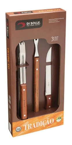 Set Juego Asado Parrilla 3 Piezas Di Solle Pettish Online 