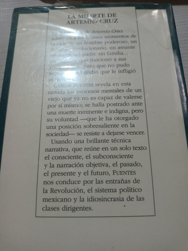 La Muerte De Artemio Cruz Carlos Fuentes Nuevo Sellado