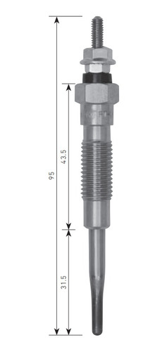 Calentador Toyota Hilux/etc. 6v.