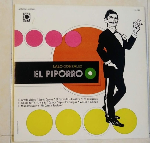 Lalo Gonzalez El Piporro El Agente Viajero Lp