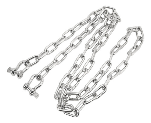 Cadena De Plomo Con Ancla Central De Acero Inoxidable 316 Ma