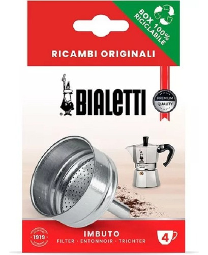 Embudo P/cafetera Bialetti 4 Pocillos