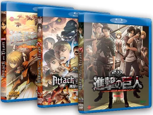 Blu Ray Shingeki No Kyojin Attack On Titan