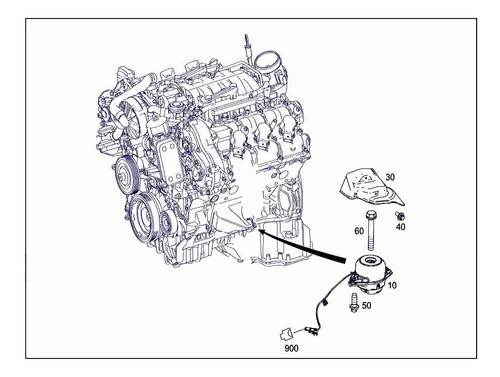Soporte De Motor Derecha 1662406017 1662406117 Para Benz W1