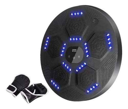 Máquina De Boxeo, Objetivo De Pared De Negro Con Guantes