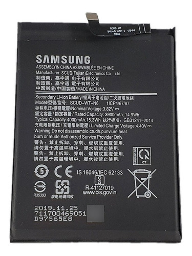 Bateria Samsung A107 Galaxy A10s Tienda Fisica Garantizada