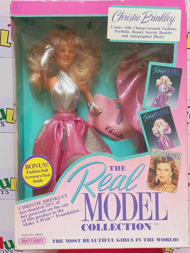 Real Model Christie Brinkley Collectio Barbie Antiga 80 1989