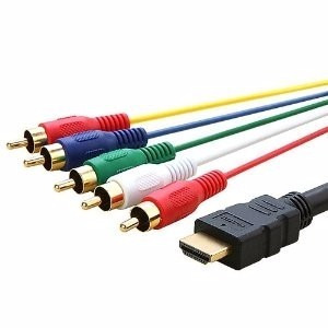 Cable Hdmi A 5 Rca Componente 1.5mts Tv Video Convertidor