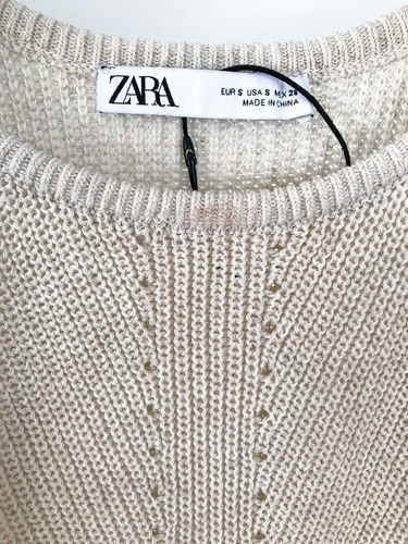 Top Zara Tejido Talle S No Jazmin Rapsodia Cher Ginebra