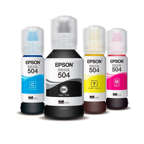 Botella De Tinta Epson ® T504