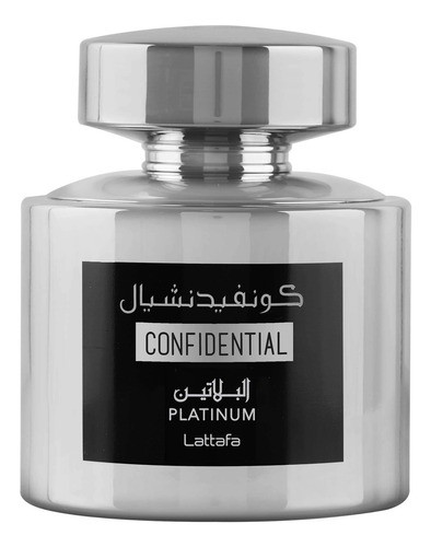 Perfume Lattafa Confidential Platinum, 100 Ml