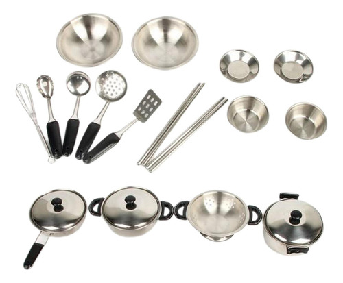 20 Piezas De Acero Inoxidable Juguetes De Cocina Para