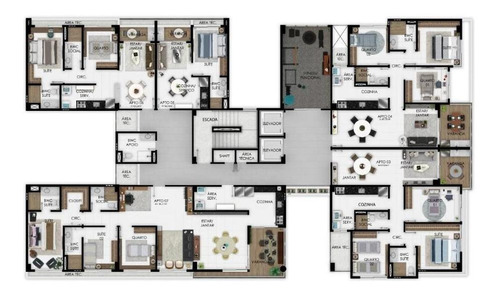 Imagem 27 de 30 de Apartamento À Venda, 61 M² Por R$ 369.208,80 - Manaíra - João Pessoa/pb - Ap0330