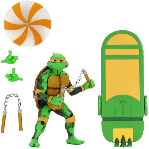 Tmnt 7  Scale Figures Turtles In Time Series 2 Michelangelo