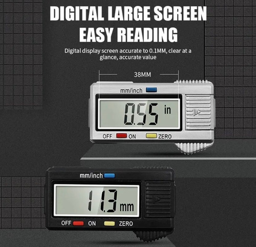 2 Pie De Rey Pantalla Lcd Digital Calibrador Vernier De 150m