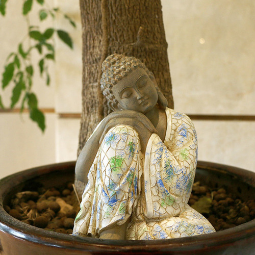 Estatua De Buda Durmiente De Resina Manualidades Creativas, 