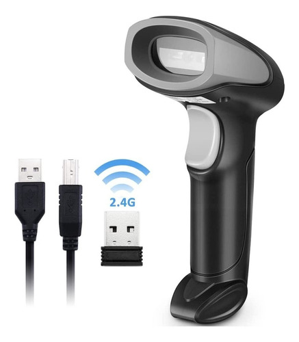 Scáner De Código De Barras Usb 2d Qr Con Cable, Inalambrico