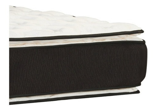 Colchón 1 plaza de resortes La Cardeuse LC 500 - 80cm x 190cm x 33cm con doble luxury pillow top