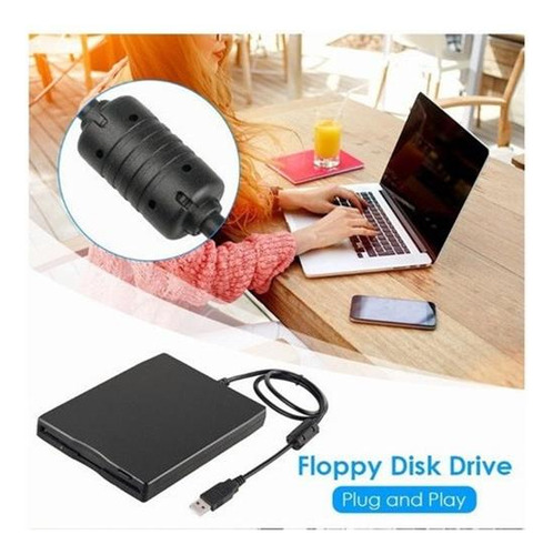Adaptador De Reprodutor De Disquete Externo Com Porta Usb 3.