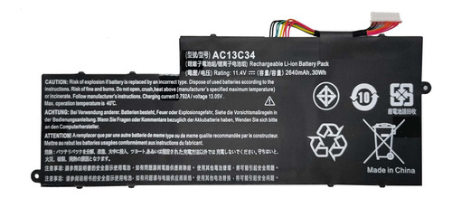 Ac13c34 Batería Del Ordenador Portátil Acer Aspire V5...