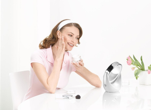 Imagen 7 de 10 de Espejo Profesional Maquillaje Aumento Luz Luces Potente Led