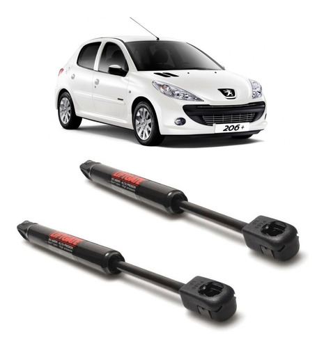 Kit 2 Amortiguadores Portón Baúl Peugeot 206 5 Puertas