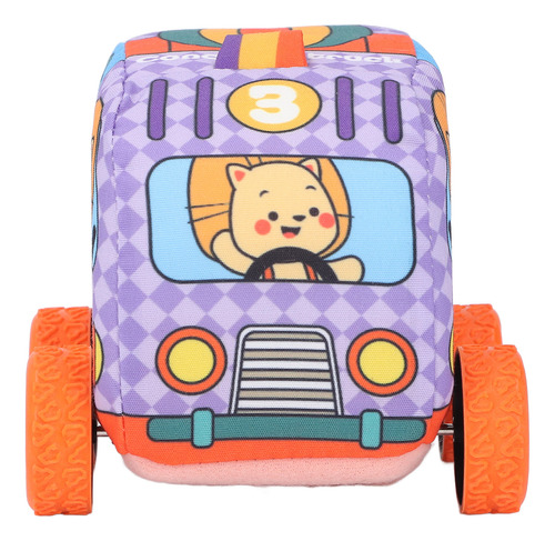 Juguete De Coche De Tela Suave Y Retráctil Para Niños, Dibuj