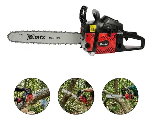 Motosserra Mtx Elos Sabre 45cm Corrente 72 Ds5218 | Frete grátis