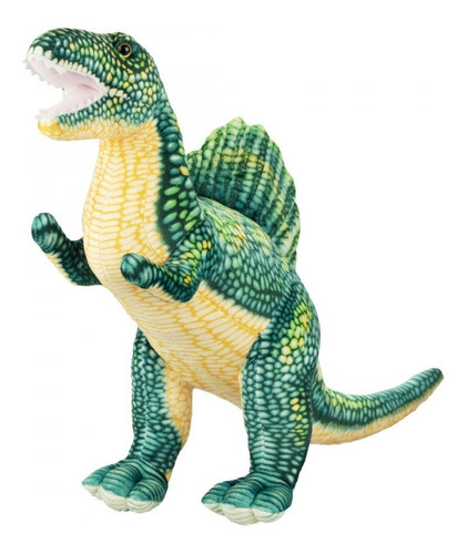 Dinossauro Espinossauro Realista Pelúcia 43cm Fofy Toys