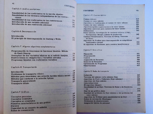 Libro Métodos De Optimización; Programación Lineal 167a5 (Usado)