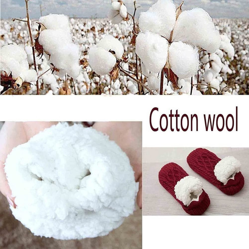 Calcetines Térmicos Antideslizantes Invierno Para El Hogar